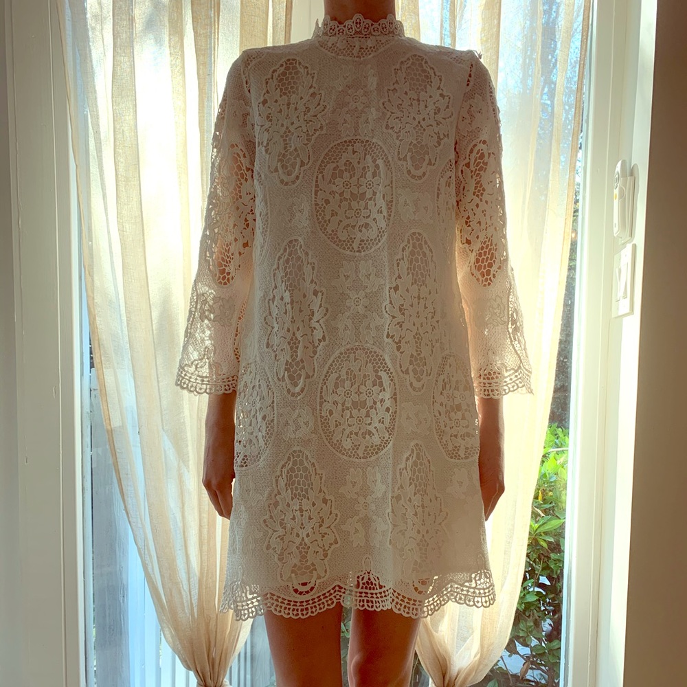 English Factory White Dress